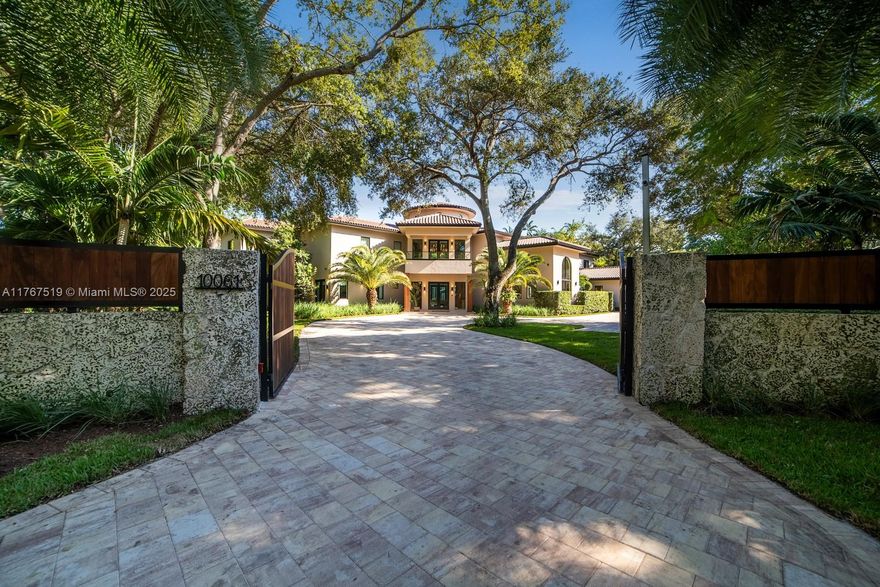 Nestled on a sprawling 40,946 SF lot in North Pinecrest, this resort-inspired estate is designed for ultimate luxury and relaxation. Influenced by the serene elegance of Nizuc Resort, Amangiri’s minimalist sophistication, and Japanese wabi-sabi aesthetics, this modern hacienda, Casa Piedra, seamlessly blends nature and architecture. Recently completed in Fall 2025, the 10,000 SF main residence and 2,000 SF pavilion are united by a stunning Balinese-style pool, the nucleus of the home. With 12,006 SF under air, the estate offers 10 bedrooms, 9 full baths, and 2 powder rooms. A lavish primary suite, chef’s kitchen, grand rotunda, media room, and resort-style amenities create a private oasis perfect for intimate retreats or grand entertaining.