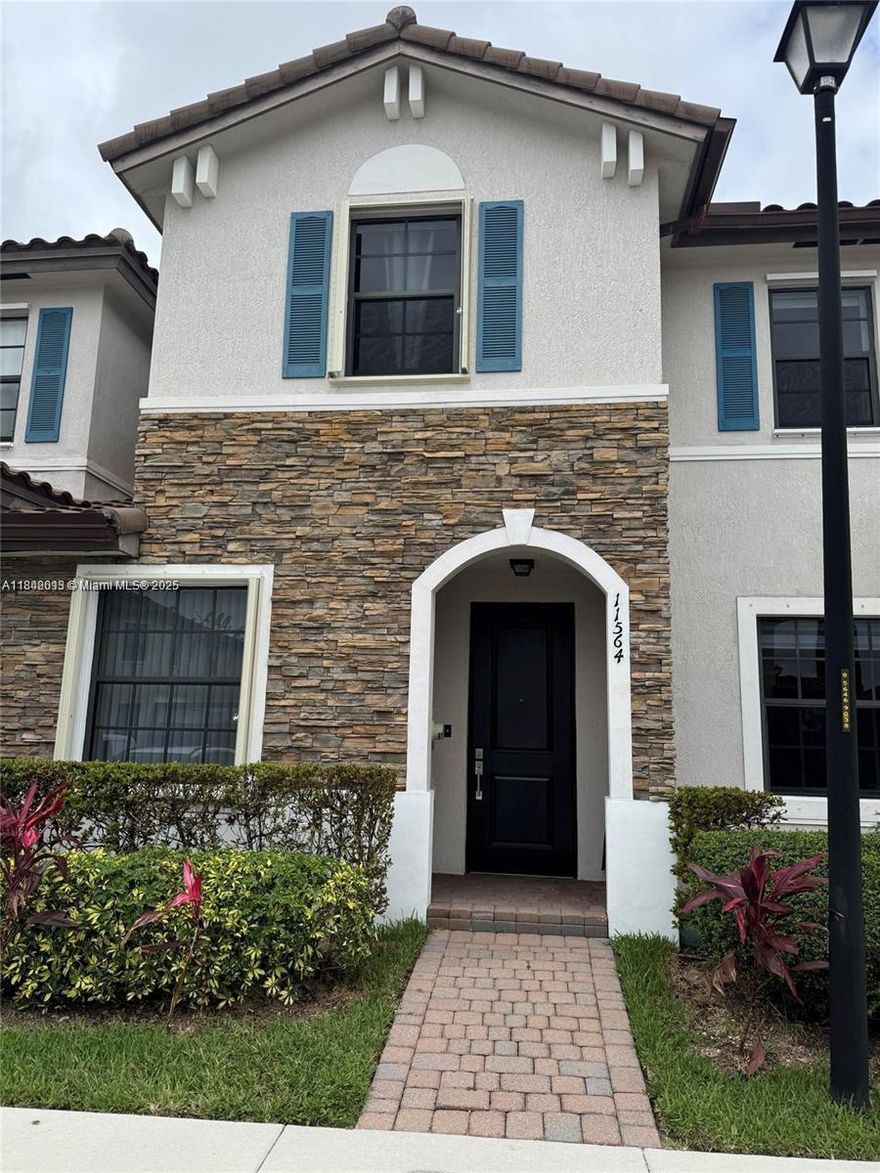 Welcome to this beautifully maintained 3-bedroom, 2.5-bath townhome in one of Miami’s most sought-after communities. Built in 2015 and offering 1,541 sq. ft. of comfortable living space, this home features a bright, open layout with durable tile flooring, a modern kitchen with brand-new appliances, including a self-cleaning oven, microwave, ice maker, and trash compactor, plus a pantry for added storage. Enjoy the convenience of first-floor entry, two assigned parking spaces, and a private outdoor patio perfect for relaxing or entertaining. With style, functionality, and location all in one, this move-in-ready home is a standout opportunity in the heart of Miami!