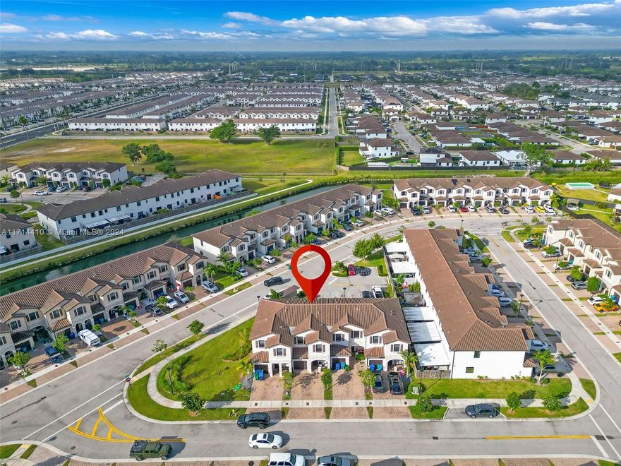 Beautiful 3 bed 2.5 bath Townhouse excellent for big family, Nice kitchen with stainless steel appliances and plenty of storage. Laundry room inside the property with Samsung machines. The property features an spacious terrace perfect for outdoor activities. This home is ready to move in and enjoy it immediately. To schedule a showing call the listing agents.