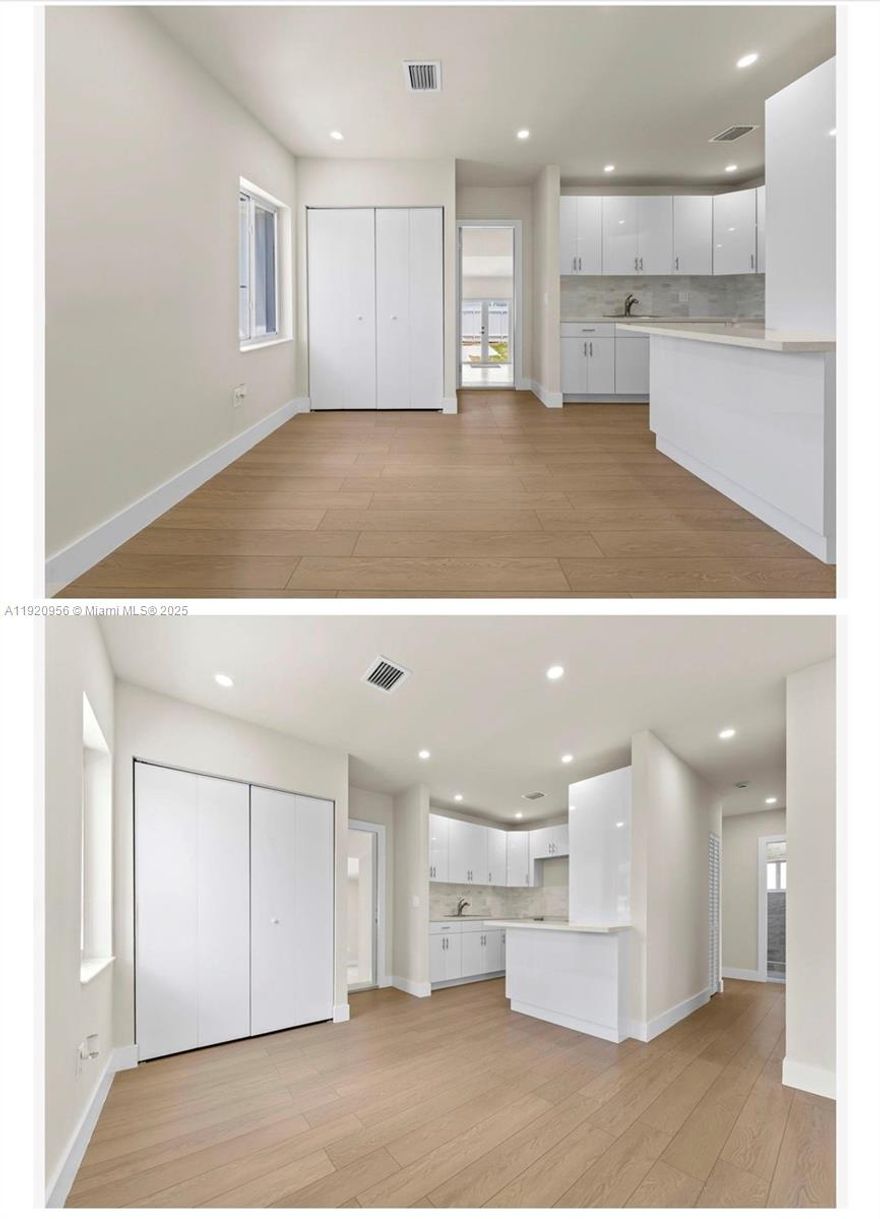 Beautiful fully renovated turn-key 5/2 single-family home in a top Hialeah location. Modern finishes, brand-new kitchen and appliances, brand new bathrooms, washer and dryer, flooring, etc. and no HOA. Flexible layout with a central door allowing the home to function as a 3/1 and 2/1, each with its own entrance—perfect for extended family or income potential.