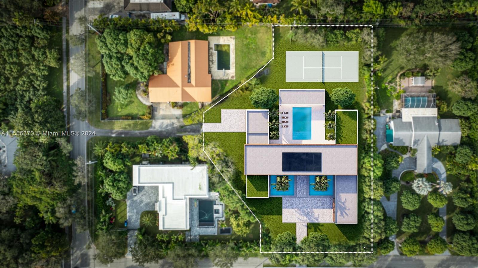 North Pinecrest land opportunity. 1.11 acre tract situated in Pinecrest Section 1. Frontage on SW 94 St(a no pass-through thoroughfare); With bonus easement, providing a second entrance via Ludlam Rd. Privacy & exclusivity best describes this parcel; A hidden jewel offering an array of lush trees including oaks, mango, avocado and rare 30ft+ Kigelia tree at Ludlam rotunda entrance. This is the perfect sanctuary to build an iconic home. Only true acre plus lot currently available in all of Pinecrest. Zoned EU-1. Surveys attached.