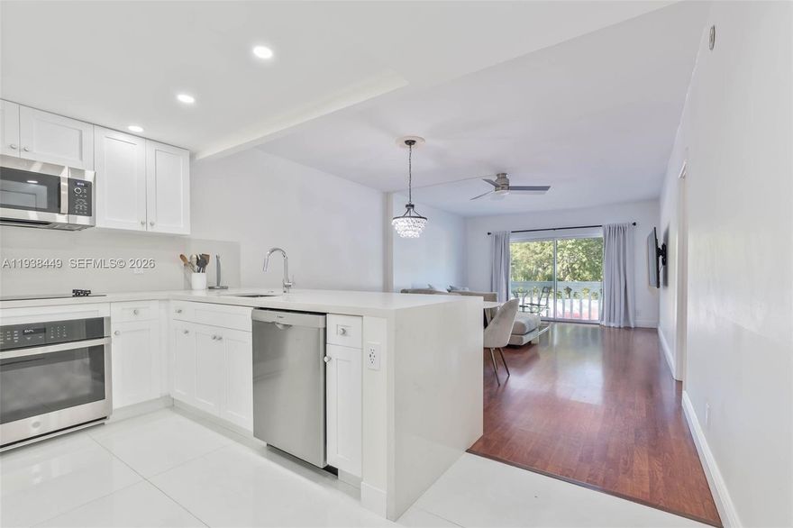 Amazing deal on Edgewater Drive:  Completely renovated one bedroom one-and-a-half-bathroom condo on the Coral Gables Waterway at Waters Edge condominium.  This turn key unit has been upgraded throughout making this an amazing opportunity at a great price.  Upgrades include impact windows, raised ceiling height in the kitchen, marble master bathroom, relocated plumbing for a more functional kitchen, bosch dishwasher and so much more.  This is a unit not to be missed.