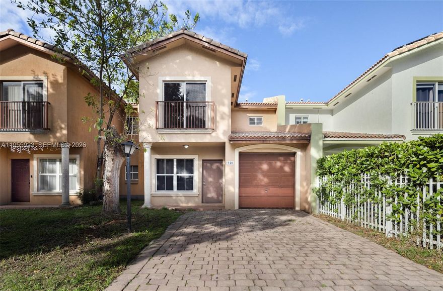 Tucked away on a quiet street in Florida City, this inviting 3-bedroom, 2.5-bath residence offers comfort, functionality, and room to grow. A spacious living area welcomes you in with tile and carpeted flooring, while the kitchen comes equipped with modern appliances including a dishwasher, microwave, and washer/dryer. The smart layout includes a convenient half bath on the main floor and all bedrooms upstairs for added privacy. A one-car garage provides storage and parking, while the generous backyard offers ample space for outdoor entertaining, play, or gardening. Clear impact windows add peace of mind, and the central cooling and heating ensure year-round comfort. Located within a community that allows rentals, this home presents a flexible opportunity for end-users or investors alike. Whether you’re settling into your first home or adding to a rental portfolio, this well-maintained property is a versatile find with strong potential.