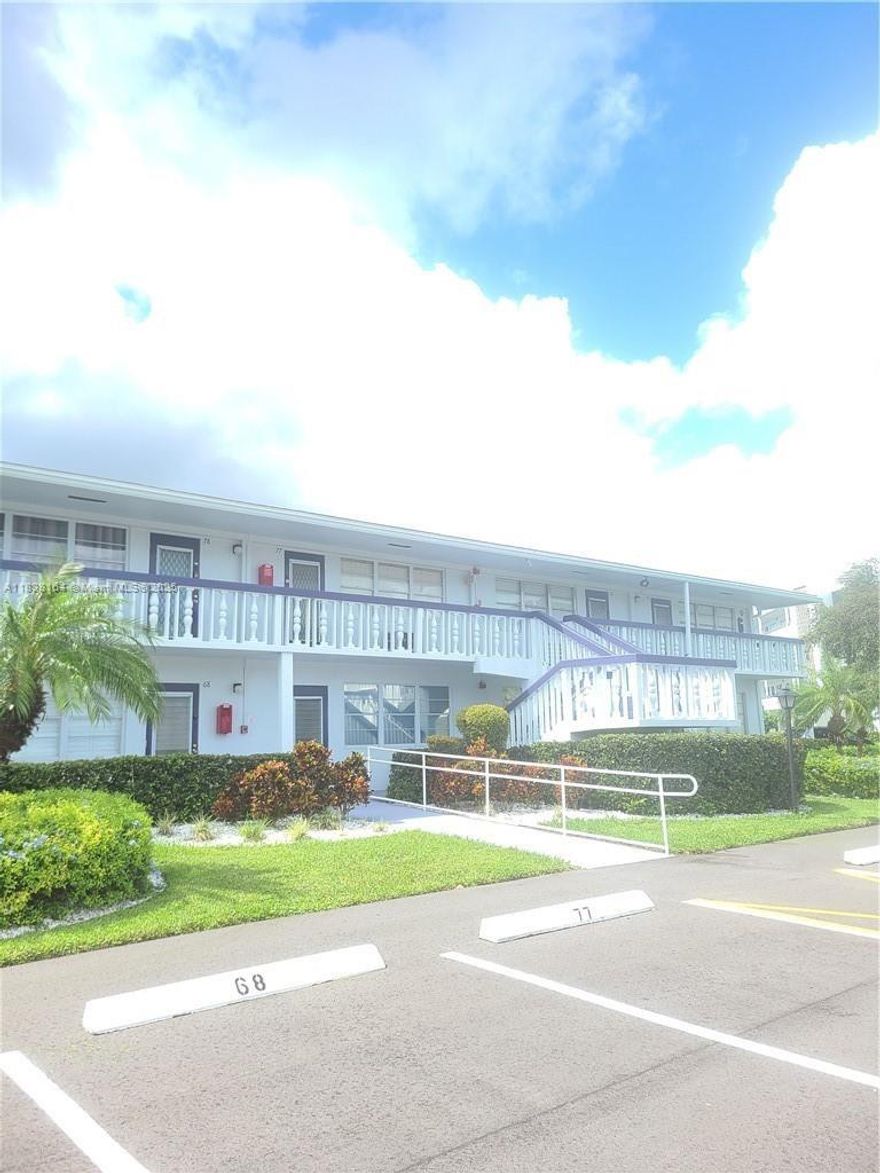 This beautifully maintained second-floor unit is move-in ready and fully furnished. Featuring RCENTLY REMODELED KITCHEN,  tile flooring throughout and freshly painted interiors, it offers a bright, welcoming atmosphere with plenty of natural light.

Relax and unwind while taking in endless water views from your private, enclosed, screened-in patio—your personal oasis.

Located in a well-kept building just steps from the pool, this home is perfectly situated within the desirable Century Village 55+ active, 24/7 gated community. Enjoy resort-style living with endless amenities, including:

Heated pools

Tennis courts

Walking paths

A large fitness center

Art classes

Bus service

And much more!

Conveniently located just minutes from the beach, fine dining, + shopping.