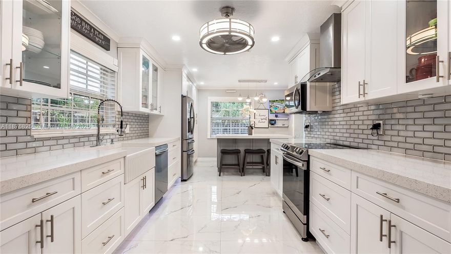 Step into this stunning 4-bedroom, 2-bathroom single-family home.With a brand-new roof,5000 ton AC, and a backyard designed for entertaining with Resort-style  sparkling pool—your own slice of paradise, perfect for summer parties or quiet evenings under the stars.Beautifully updated kitchen with modern finishes, sleek countertops, Spacious open concept  layout filled with natural light, ideal for family gatherings.Four generous bedrooms give everyone their own space, while two stylish bathrooms make mornings a breeze.Peace of mind with a new roof—all the charm of a loved home, with the big updates already done! enjoying the comfort of a home that truly has it all.?? Don’t wait—homes like this go fast! Schedule your private tour today and make this oasis yours. AGENT & BUYER TO VERIFY INFO