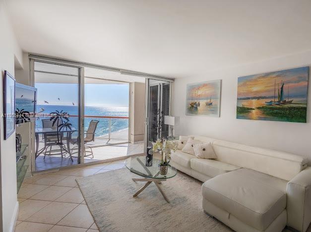 Enjoy a stunning ocean front unit located steps to the beach. This unit offers a spacious 2-bedroom 2 bathroom and large living space. Fully furnished ready to move in. The Sterling offers fantastic amenities for the residents which include valet service, gym. spa, and pool that faces ocean views. Walking distance to shops, restaurants, public transportation, grocery stores and more. HOA approval is quick and easy.