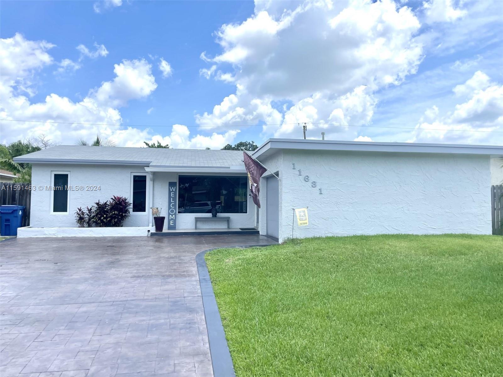 Property for Sale at 11631 Nw 29th St St, Sunrise, Miami-Dade County, Florida - Bedrooms: 4 
Bathrooms: 2  - $615,000