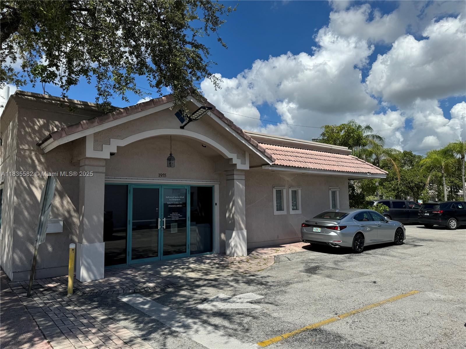 Amazing opportunity to purchase almost 10000 sq ft in East Hollywood, near CBD and major transportation hubs.
One story corner building currently leased to excellent tenant with up to 10 parking spots, 73 foot frontage on Tyler.
Owner has Approved plans with Permit for new office building, with potential to increase zoning to 10 storeys and combine with adjacent building MLS #A11836136 to maximize density and height, within this approved Opportunity Zone. This property includes lot with seperate address & tax record: 209 N 20 AVENUE, HOLLYWOOD FL 33020