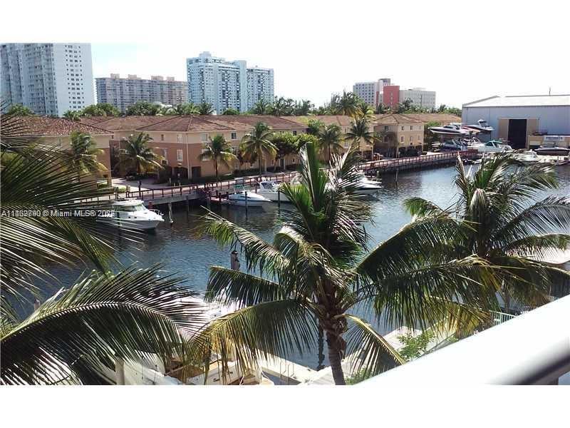 WATERFRONT beautiful large 2-story 2 bdrm/3 full baths condo with great views in ultra chic bldg shaped as a cruiseship. UNUSUAL UNIT in building which includes an additional room that can be used as small office/closet/storage room. Italian kitchen & baths (jacuzzi tub in master), marble floors, California closets. Features 2 pools, immense gym, tennis, spa, clubhouse/party rm, racketball, marina, valet & more. Near Aventura mall, shopping, restaurants, racetrack & across charter school. Rent INCLUDES water/cable/Internet and extra storage area in storage room.