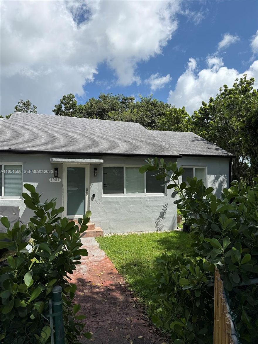 Welcome to this updated and stylish 3-bedroom, 2-bathroom home in the heart of Miami! With 1,358 sq. ft. of living space on a 5,000 sq. ft. lot, this property is designed for comfort and convenience. Inside, you’ll enjoy freshly painted interiors, updated modern bathrooms, and a new A/C system with new ductwork and insulation. The home also features impact windows and doors plus new gutters for added protection and efficiency. The open layout brings in natural light and offers a warm, inviting atmosphere. Outside, the spacious yard provides plenty of room to relax, entertain, or enjoy outdoor activities. Located minutes from Wynwood, Midtown, and the Design District, you’ll have easy access to Miami’s best dining, shopping, and entertainment.
