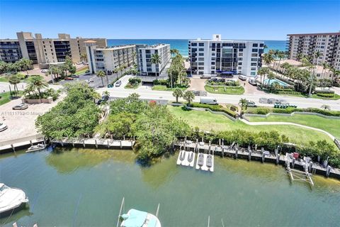 A home in Hillsboro Beach