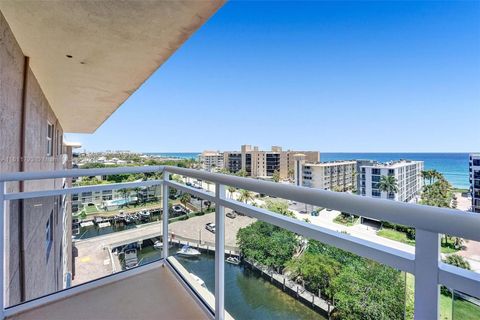 A home in Hillsboro Beach