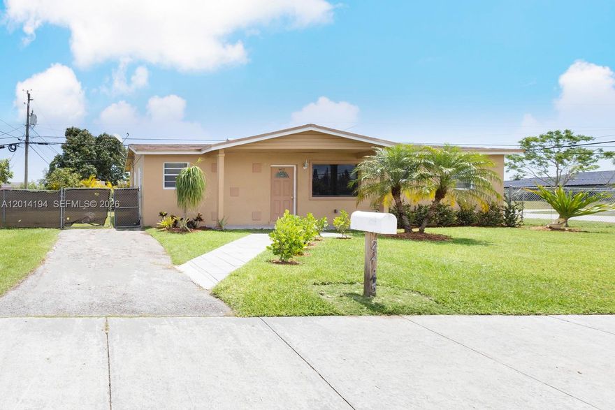 Nicely kept and updated 3-bedroom, 2-bath centrally located to all!  Some impact glass in the bedrooms, tile floors, ceiling fans, washer/dryer inside, and a 10-year old shingle roof.  Very well maintained with a lovely large and lush backyard.
