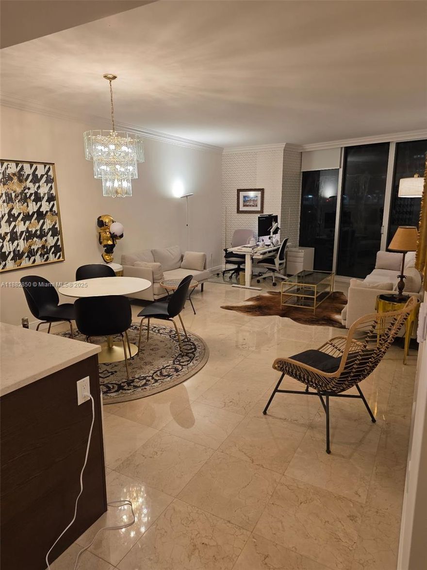 Fully furnished 1BR/1BA residence available for a 6-month lease at Icon Brickell, Tower Two. This stylish unit features floor-to-ceiling glass, modern finishes, and a private balcony with tranquil views of the lush pool deck and Miami River. The sleek kitchen is equipped with Wolf & Sub-Zero appliances, Italian cabinetry, and stone countertops. Spacious bedroom with ample storage and spa-like bath. Icon Brickell offers world-class amenities: a 300-foot infinity-edge pool, full-service spa, state-of-the-art fitness center, media room, 24-hour concierge & valet plus on-site dining including Cipriani, Cantina La Veinte, and more. Located in the heart of Brickell, steps from Brickell City Centre, Whole Foods, fine dining, and the Financial District.
