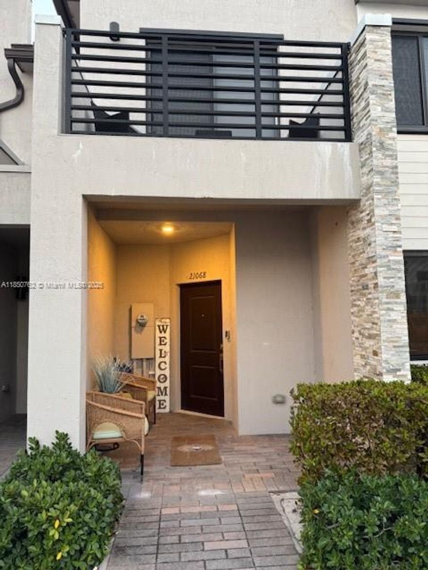This beautiful townhouse is located in the Ives Estates, built in 2021, close to 1-95 and the Turnpike.
It features 1662 sq. ft. 3 bedroom & 2.5 bathroom, large kitchen with equipped with stainless appliances, updated bathroom locate on the first floor. You will find beautiful laminate floor throughout the home. You will find all three bedrooms upstairs, with a Washer & dryer are for your convenient. This townhouse is in a gated community that provides 24-hours security.
Come see the luxury clubhouse feature a fitness center, pool and playground.