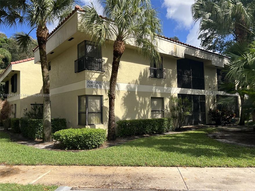NICE 2 bedroom, 2 bath centrally located condo located in Centerpointe Coconut Creek. Second floor unit. Tile in living areas and wood floors in bedrooms. Eat-in kitchen with stainless steel appliances. Large master bedroom with huge walk-in closet. Screened patio with full size washer and dryer. No assessments and 40 year was completed. Community pool was resurfaced. Full access to Township amenities including a community clubhouse with heated olympic size pool, fitness center, 10 tennis courts, 4 paddleball courts and so much more. Centrally located close to turnpike, I-95, beaches and restaurants. Please call LA for Showing. $60K Annual Income required. HOA is $547.00 per month plus $189 per quarter to Township.