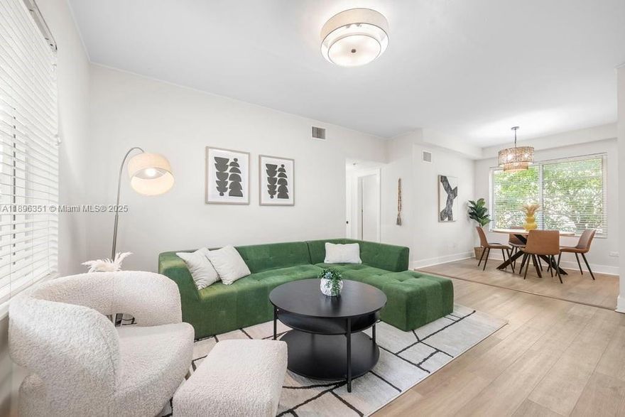 Stylish Furnished 2BR/2BA Apartment in Serene Miami Beach Neighborhood !
Welcome to this bright and spacious first-floor 2-bedroom, 2-bath unit that feels like a private home. Fully furnished and thoughtfully designed, in-unit washer and dryer, and a comfortable open layout and a balcony
Located just steps from all the action – walk to cafés, restaurants, Trader Joe’s, Whole Foods, and the iconic Lincoln Road.
Short-term rentals welcome — a perfect mix of peace, style, and unbeatable location.