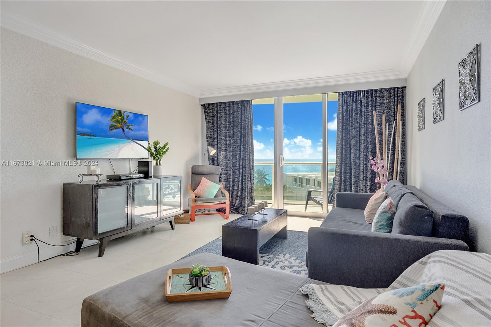 Experience luxury beachfront living at The Tides in Hollywood, FL! This beautifully appointed 1-bedroom, 1-bathroom condo on the 5th floor offers an unparalleled blend of style, comfort, and investment opportunity. With its spacious layout, modern finishes, and serene ocean views, this unit stands out as both a personal retreat and a revenue-generating property. Ideal for Airbnb, it is currently producing income, making it perfect for investors seeking a profitable short-term rental. Residents enjoy resort-style amenities including a heated oceanfront pool, state-of-the-art fitness center, direct beach access, and 24-hour security. Located minutes from world-class shopping, dining, and entertainment, this condo delivers the best of South Florida living.