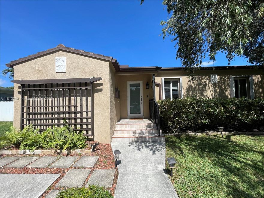 Welcome to this beautifully 3/2.5 Home, no HOA & fast approval, move-in ready, located in Miami Springs * Spacious layout, modern kitchen with S.S. applicances, oversized private backyard, perfect for outdoor enjoyment and a peaceful neighborhood setting * IT IS IDEAL FOR A LOVELY FAMILY * Close to parks, schools, and shopping centers * Easy to show and ready for New Tenants * Do not miss this opportunity to make this delightful home your own * WILL NOT LAST *