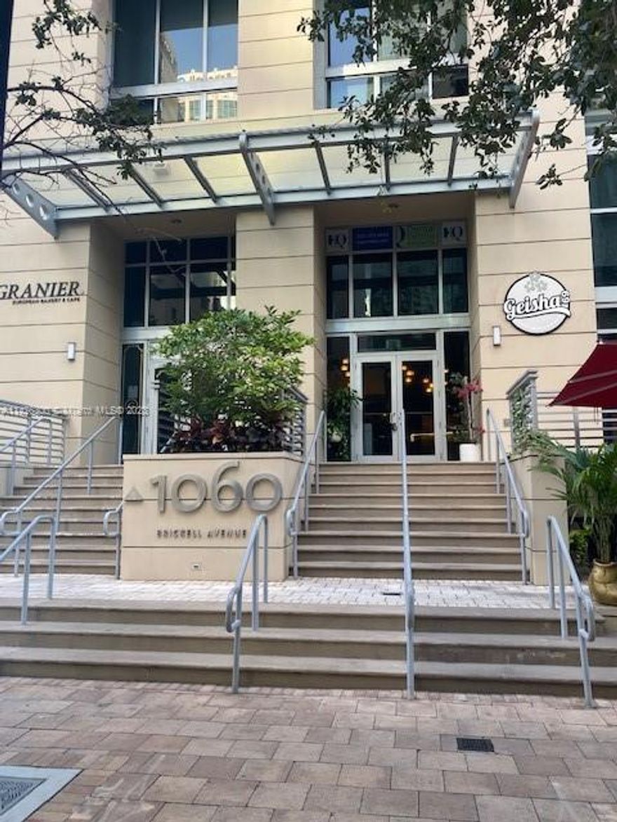 Spectacular unit located in the heart of Brickell Avenue.  Unit is fully renovated and ready for occupancy.  Unit features porcelain floors, marble floor in the bathroom, full size washer/dryer, custom closets, living room set, dining room, brand new TV in the bedroom, stainless steel appliances, 1 assigned and covered parking space.  Internet/Wi-Fi and Water included. 1060 Brickell offers amazing amenities including Aerobics/Yoga Room, Cigar/Wine Room, Virtual Golf Room, Billiards Room, Family/Party Room, Fitness Room.  Additionally, it offers valet parking and concierge service.  Walking distance to restaurants, Metrorail, Brickell City Centre Mall.  1060 Brickell is within 20 minutes of the Miami Design District, South Beach, Coconut Grove.