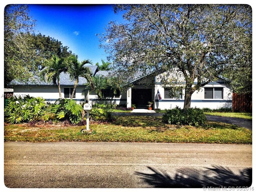 Homestead Living at it's best. Bring your pickiest buyer. 17,415 SQFT corner lot. Pristine 4Br/ 2B Ranch style 2 car garage featuring spacious kitchen with Stainless Steel Appliances, upgraded bathrooms with granite/marble counters and fixtures, bamboo floors in bedrooms, large closets , brand new roof, new windows, new washer and dryer and new A/C. Perfect for the entertaining family with a large yard and galvanized steel porch, 2 electric wired sheds and car port for RV or Boat. A MUST SEE