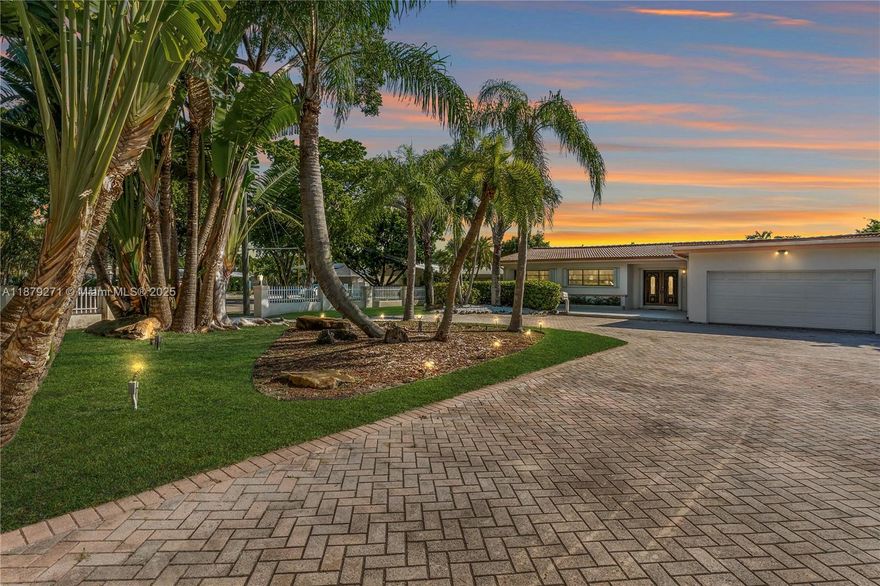 Ocean Access Waterfront home in 24 hour guarded Islands of Keystone Point. Rare to find a rental on the water and over 15,000sf of land. This home has 4 bedrooms, 2 and ½ baths, 2 car garage plus large pool and tiki. New Central A/C 2021. The master suite features huge shower plus separate jacuzzi tub and walk-in closet. Updated kitchen and baths. Open floor plan with lovely views of the pool and garden. 300 sf covered patio with built-in BBQ, a great place to relax or entertain. 4th bedroom has separate entrance and makes for a nice private office or in-law/maid qtrs. Massive driveway with room for 6 or more cars. Pets ok! Walk to shopping, LA fitness and area restaurants. Located 10 mins to the beach and 30 mins to Miami International Airport. Rented Unfurnished.