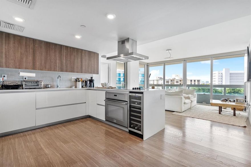 Welcome to Unit 707 at 1025 92nd Street—an exceptional high-floor residence in the heart of sought-after Bay Harbor Islands! This bright and spacious 2-bedroom, 2-bath condo offers stunning skyline views, abundant natural light, and a well-designed open layout ideal for modern living.
Enjoy a beautiful kitchen with stainless steel appliances and modern countertops, a large primary suite, and a private balcony. The unit includes in-unit laundry, 2 assigned covered parking spaces, and ample closet space. Nestled in a quiet, boutique building with secure entry, rooftop pool, and low HOA fees. Located just minutes from Bal Harbour Shops, world-class beaches, A-rated Ruth K. Broad K-8 Center, and local dining.*Additional images of the unit will be uploaded shortly*