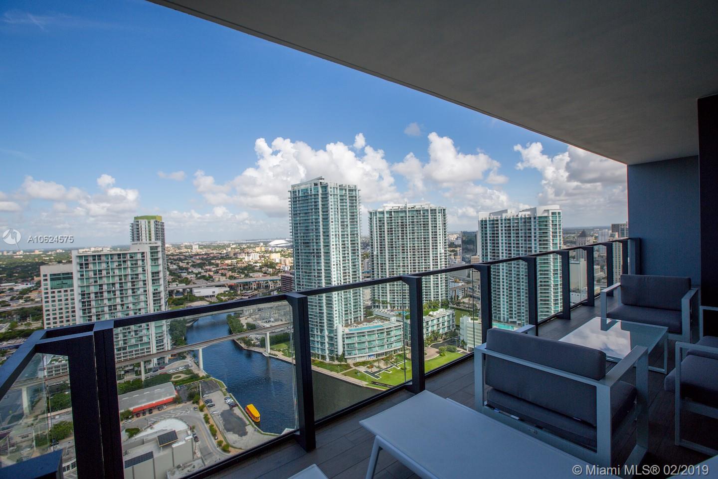 Fully Furnished at Reach Brickell City Center! Stunning views from the 32nd floor. Quartz stone countertops w/premium Bosch appliances, Beautiful furnished & decorated 2 Bedroom/2 Bathroom . Modern Italian kitchen cabinets and bathrooms by Italkraft, Black out shades in all the rooms, 50" TV, floor to ceiling sliding glass doors. Amenities Features Gym, Spa, pool ,Kids Room, Coffee Bar. Direct Access from lobby into the Mall. Youtube address for a HD Video! Apartment includes water, sewer, basic cable and internet.