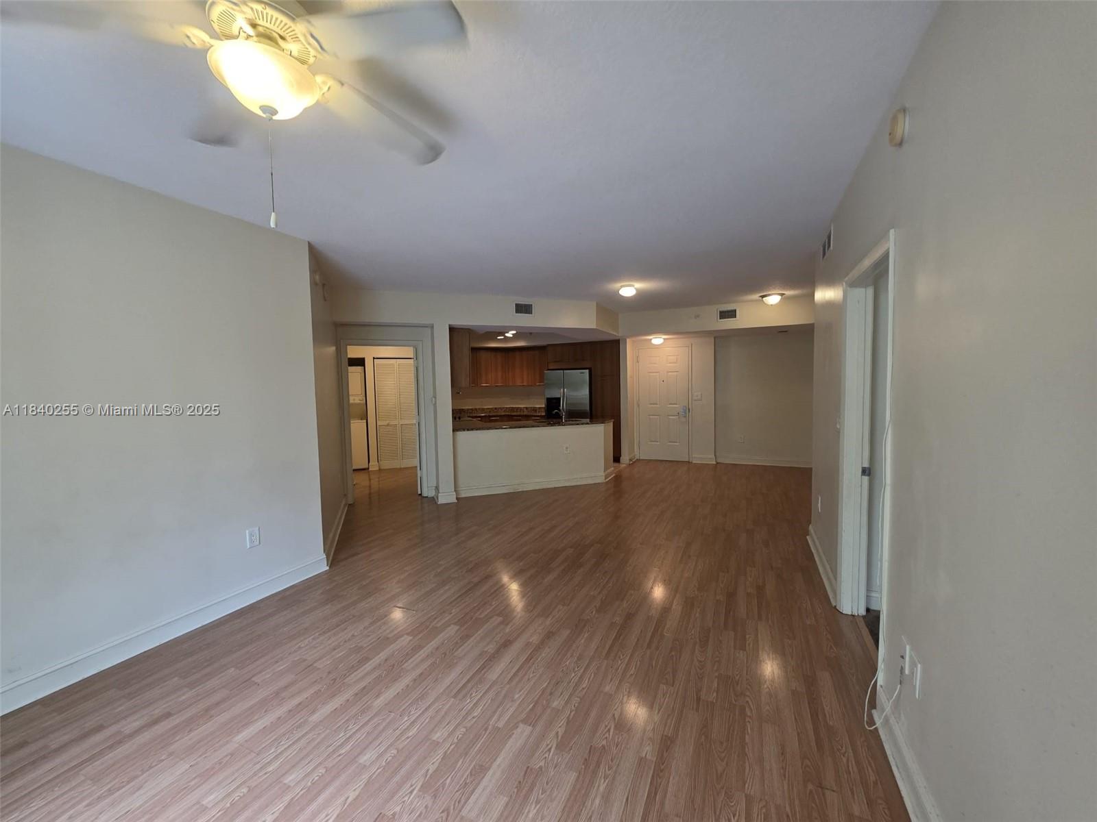 Beautiful 2 Bed 2 Bath Condo. Stainless steel kitchen appliances, granite countertop. Washer & Dryer inside the unit. Nice size balcony, with 2 assigned parking spaces. Great amenities the building offers a plush lounge, multi-media library, a full bar and a private party area & beach Pool. Excellent location, walking Distance to a charming village center where you'll find everything from Dunkin Donuts, Publix supermarket, local banks, etc.
