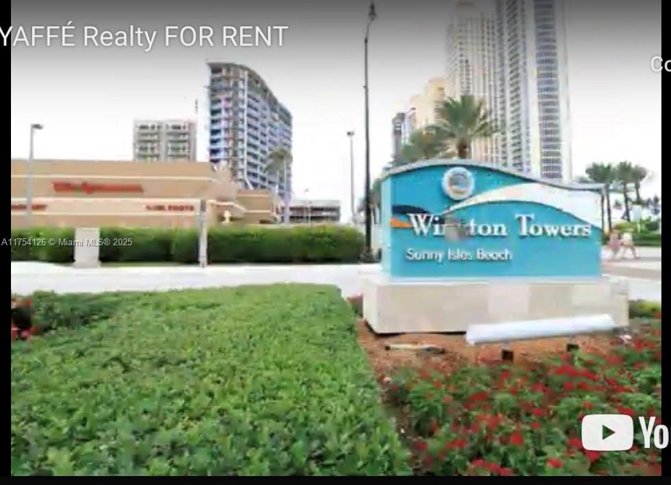 BEAUTIFUL & SPACIOUS TWO BEDROOMS & TWO BATHROOMS UNIT WITH NICE OCEAN AND INTRACOASTAL VIEWS IN THE EXCELLENT AREA OF SUNNY ISLES BEACH!! COME AND ENJOY LIVING A BLOCK AWAY FROM THE BEACH, RESTAURANTS, A+ RATED SCHOOL, PARKS AND LOTS OF ENTERTAINMENT! WASHER & DRYER IN UNIT