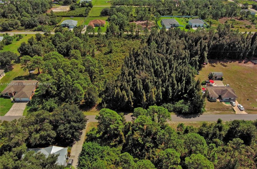 Exclusively Listed by Sunland Real Estate: One of the best locations in Lehigh Acres. A .50-acre residential lot, centrally located in Lehigh Acres, is ready for development. The immediate area of the lot is experiencing good development due to its close proximity to main roads making entry and exit very accessible. High & Dry lot with no flooding. Lehigh Acres is a rapidly expanding community, known for its affordable land and close proximity to Fort Myers. With abundant recreational opportunities, including parks, golf courses, and nature preserves, this area is ideal for residential development or investment, making it a prime spot for growth and future potential.