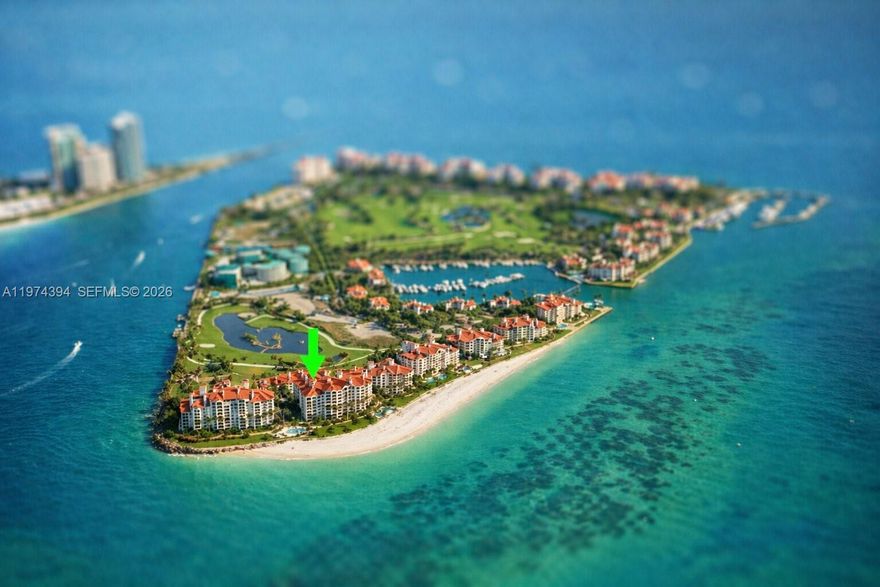 Welcome to an exclusive Fisher Island residence in Miami Beach, the only home on its floor, offering unparalleled privacy. Enjoy breathtaking sunsets and stunning Miami skyline views from the expansive private balconies. This pristine, move-in ready residence features an elegantly designed living room bathed in natural light, offering panoramic vistas from all spaces, including all three bedrooms. The gourmet kitchen, a chef’s dream, boasts top-of-the-line appliances and granite countertops. Relax in the luxurious pool area overlooking the bay. The property includes a rare 9x18 air-conditioned storage unit. Located in one of the world's most desirable country club communities. Luxury Island Living at its finest. Serious Seller & Easy to show, contact your island insider today.