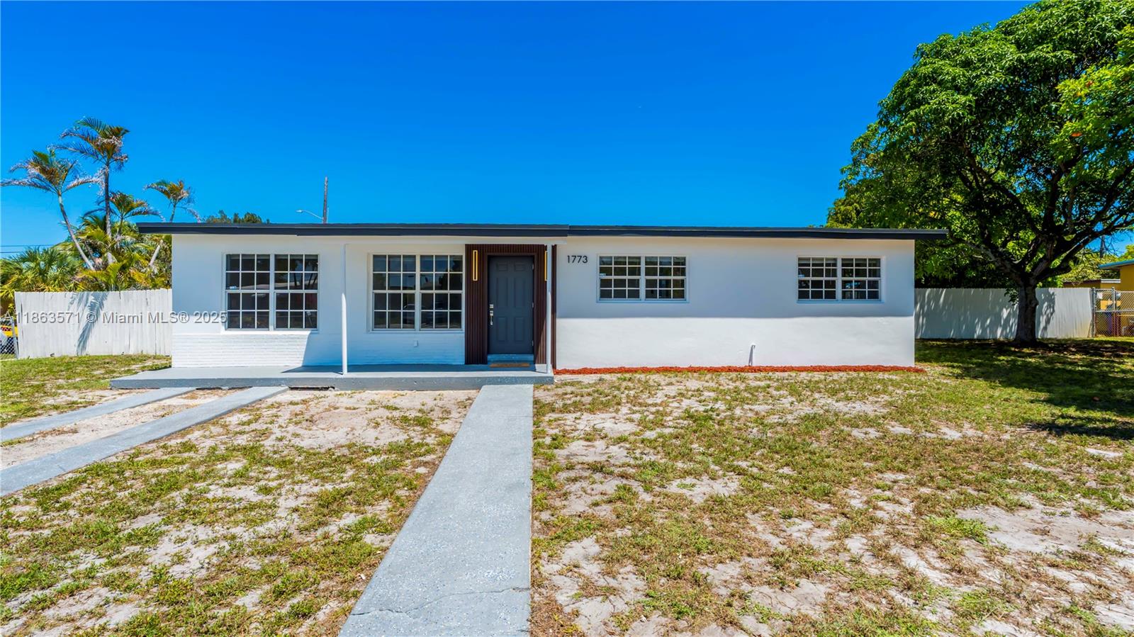 WOW !!! Beautifully and completely remodeled !!! Main house is 4 bedroom / 2 bath and the detached unit is a 1bed/1bath studio with its own mini kitchen. Be the first to live in this elegant home with chef's kitchen with island and quartz counter and new stainless steel appliances. Spacious master bedroom with walk in closet and new bathroom. New flooring, new doors, new bathrooms, etc. You can use the detached unit in the back as an office, parent's space, etc. House is perfectly located next to major roads, downtown Fort Lauderdale, the airport and the beaches. Fast and easy approval !! Only first month and security deposit to move in !!! HURRY !!!
