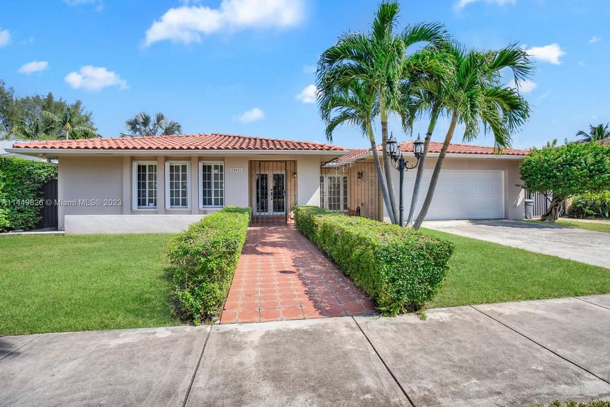 Opportunity to own this completely remodeled 4 bdrm 2.5 bath home in the highly sought after International Gardens neighborhood. Sale to consist of 2 parcels thereby creating a lush builders half acre with fruit trees and plenty of space for a pool/patio entertainment and play area. Double door entry from the front terrace patio opens to the foyer, living room & family room with garden views from French doors. Large remodeled open kitchen with breakfast bar plus formal dining area. Bedroom wing on the west side of the house with 3 bdrms/1.5 baths plus master bedroom suite/bath with separate entrance. Storm shutters, inside laundry room plus 2 car garage. Convenient location close to shops, restaurants, excellent schools and nearby expressway.