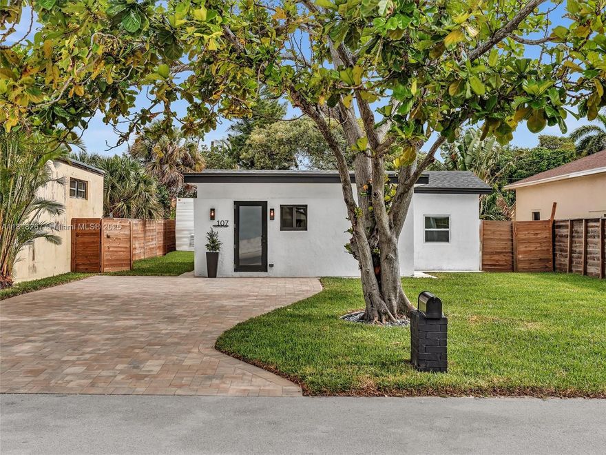 Welcome to 107 Central Ave, a fully renovated 2BD/2BA home in the heart of Delray Beach, named Florida’s Best Beach Town of 2025. This property INCLUDES a 1BD/1BA RV — ideal for guests or Airbnb income. It features porcelain floors, a European-style kitchen with quartz counters, stainless steel appliances, a new roof, a new HVAC, and impact windows and doors. Enjoy a fenced yard, lush landscaping, and a paver driveway. The RV is on-site and ready to connect. Just 1.3 miles from Downtown Delray, top restaurants, shopping, and less than a mile to the award-winning beach, this is your chance to own a versatile and stylish property in one of Florida’s hottest markets. It sits on a 6,250 sq ft lot. This single-family home has no HOA and is zoned for Special Activities. A+School District!