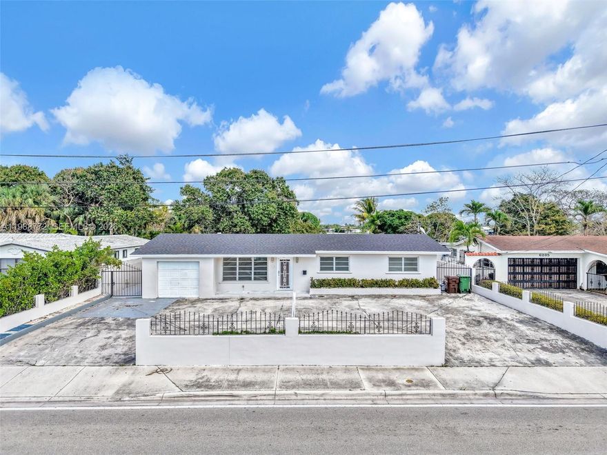 Charming home centrally located in the heart of Hialeah with a lake view! This property offers a functional layout with 4 bedrooms and 2 bathrooms, spacious living areas, and a generously sized lot with plenty of potential for outdoor enjoyment or future improvements plus a 2023 ROOF done with permits. Conveniently situated near major shopping, dining, schools, and with easy access to the Palmetto Expressway, making commuting throughout Miami-Dade simple. Ideal opportunity for both homeowners and investors. Reoccupancy in hand and ready for a new owner!