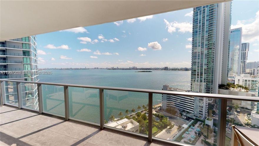 Sophisticated Furnished waterfront residence at Paraiso Bay featuring a private elevator entry that opens directly into a refined foyer, leading into a spacious open layout with unobstructed views of Biscayne Bay extending to the ocean. The residence offers a large terrace, a sleek kitchen with Bosch appliances, and custom-built closets in each bedroom, including a primary suite with an open-concept design. Ideally located in the heart of Edgewater, Paraiso Bay delivers a true resort-style experience with world-class amenities, 24-hour security, valet service, and short-term rental flexibility (30 days), just minutes from the Design District, Wynwood, Brickell, and a curated selection of top restaurants, cafes, and boutiques.