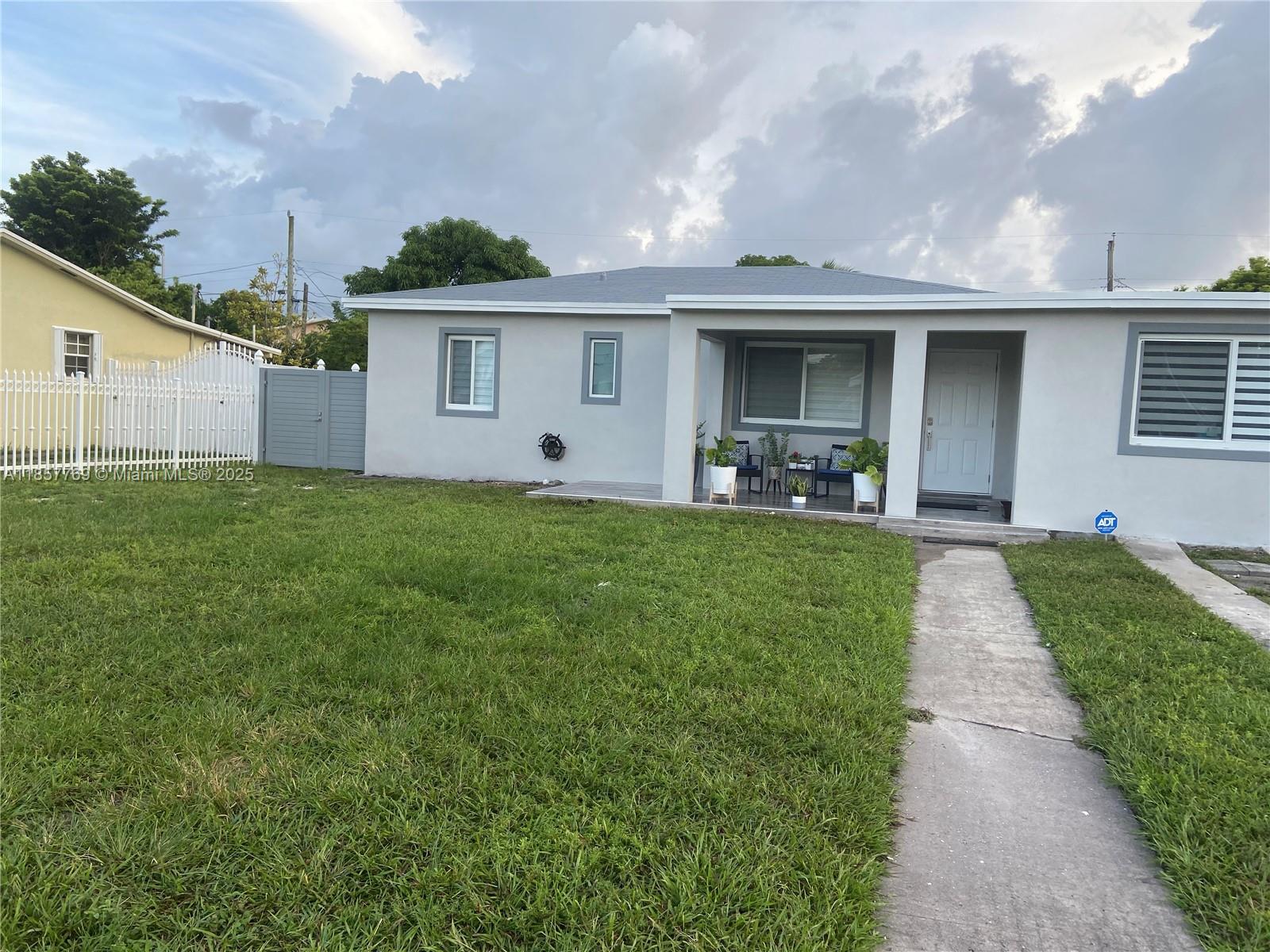 Charming 3-bedroom, 2-bath single-family home with approximately 1,282 sq ft of living space on a spacious lot. Features porcelain tile floorings, central air, and completely remodeled. Enjoy a fully paved spacious yard complete with a full outdoor kitchen, covered patio, storage shed, and a variety of citrus fruit trees and plants—ideal for entertaining or relaxing outdoors.
Includes a full in-law suite with its own independent entry, full kitchen, and bathroom—perfect for guests or generating extra income. Tenant will be responsible for renting the additional in-law suite if desired.
Located in a convenient Hialeah neighborhood close to schools, shopping, and major roads.