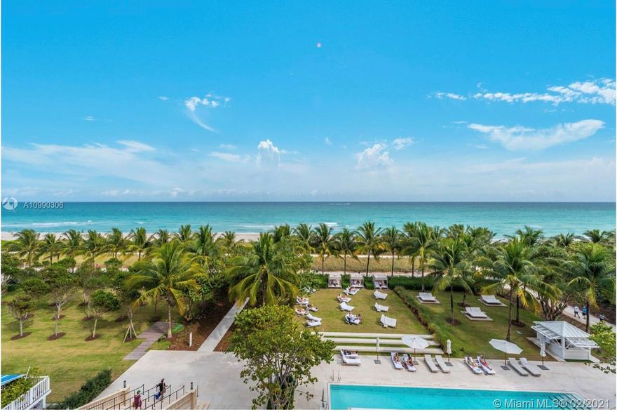 Enjoy the ART OF HOSPITALITY and the FOUR SEASONS LIFESTYLE from this rarely available OCEANFRONT 2 Bedroom, 2.5 bathroom Hotel Residence with 1 Valet This turnkey residence by famed Interior Designer, Joseph Dirand, fully furnished & appointed and may have the opportunity to be included in the hotel-managed program. As a Hotel Residence owner, you will have the same privileges of ownership as a Private Residence owner with access to the residents-only amenities including the fitness centers & pool. Property Features & Amenities: four pools, beach access, Spa, two signature restaurants The Surf Club Restaurant by Thomas Keller, services including, in-room dining, housekeeping & provisioning as well as dedicated staff of Residential Concierges, Valet.