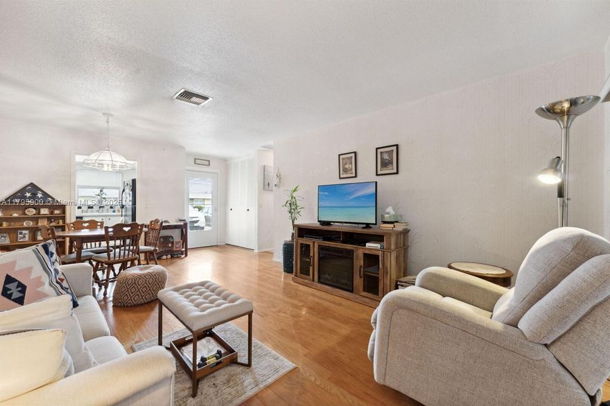 The Best Priced 1/1/1 In Crosley. Real Hardwood floors. High speed internet, Basic Cable and water included with the maintenance. Full accordion Hurricane shutters throughout. A few touches will get this condo to date. New roof 2024. Will not last!