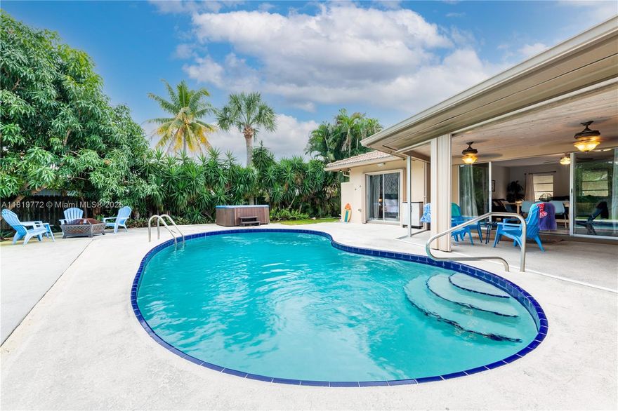 Escape to this spacious and private tropical retreat, ideally located just five minutes from the stunning beaches of Lake Worth and the vibrant downtown district filled with boutique shops, top-rated restaurants, and waterfront parks. This well-maintained single-family home offers the perfect blend of comfort, value, and resort-style outdoor living, ideal for seasonal renters seeking a true Florida lifestyle.
This bright and welcoming home features three generously sized bedrooms, three full bathrooms, and multiple living and dining spaces.
This affordable and well-appointed home is a rare find for seasonal renters looking for privacy, space, and a true taste of South Florida charm.