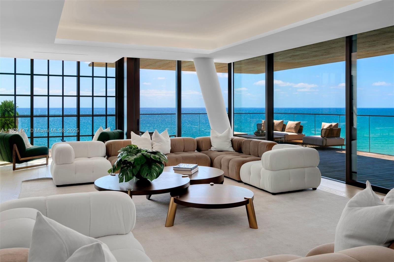 Rental Property at 8955 Collins Ave 702, Surfside, Miami-Dade County, Florida - Bedrooms: 3 
Bathrooms: 4  - $55,000 MO.