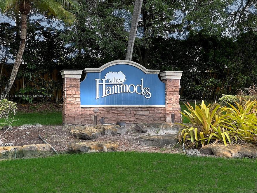 AMAZING single family home located in The Hammocks,safe neighborhood, has 24/7 security, a massive lake with several trails to walk, bike, skate .Convenient location, walking distance to Target, Starbucks, a public library and a public park. Everything is in perfect condition. The house also has a beautiful patio with a pool and an Argentinian style BBQ for the enjoyment of the whole family. The large kitchen feautures stainstell appliances,granite counter top. Very large living room for gatherings, 3 bedrooms and 2 bathrooms with a closed and private garage. Extensive driveway for the tenants’ vehicles. Laundry room with new washer, dryer and closet space. Located nearby  Baptist Hospital, Walmart, Target,BJ’s, Aldi, Home Depot.  Excellent private and public schools in the neighborhood.