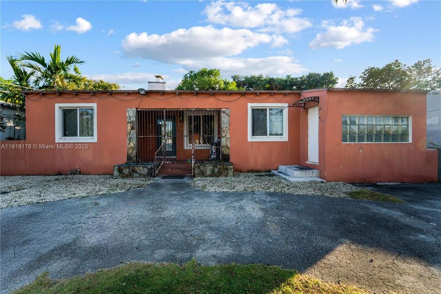 Estimated to be one of the largest homes by lot size and living area within a half-mile radius, featuring a 3-bed, 2-bath main home with additional independent spaces currently being used as studios. Centrally located minutes from Little Havana, Coral Gables, Coconut Grove, Brickell, and Miami International Airport. A versatile property offering multiple living configurations and strong long-term potential.