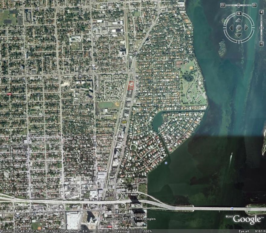 54,000 sqft vacant land on Biscayne Blvd, close to the Design District. Perfect location for upscale shopping strip, national tenant or supermarket/ pharmacy: Maximum Lot coverage allowed = 80% (43,065 sf) Maximum Height allowed = 35'-0" (3 stories) Maximum buildable FAR on the site = 3 stories x 43,065 sf lot coverage = 129,195 sf Maximum allowable FAR for the site = 269,160 sf Leftover FAR to sell: 269,160 sf – 129,195 sf = 139,965 sf Non-Contributing Site Multiplying Factor = 175% (202,298.17 sf of TDR for sale