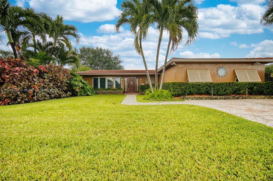 Warm and inviting describes this single home in Hollywood Hills. More than 2700 sq ft of living space, 3 bed, 2 bath with lots of natural light, extra room for home office or 4th bedroom. Fabulous chefs' kitchen with Cherry Wood soft closing cabinets, stone countertops and double oven.  Open floor plan with pass through to Florida room. Impact windows throughout give you peace of mind.  Smart home upgrades include WiFi thermostat and light switches, Ring doorbell and surveillance system with cameras.  ADT wired home. Heated saltwater pool with safety fence. Centrally located near shopping, hospitals and major highways.  Close to houses of worship. This home won't last long.