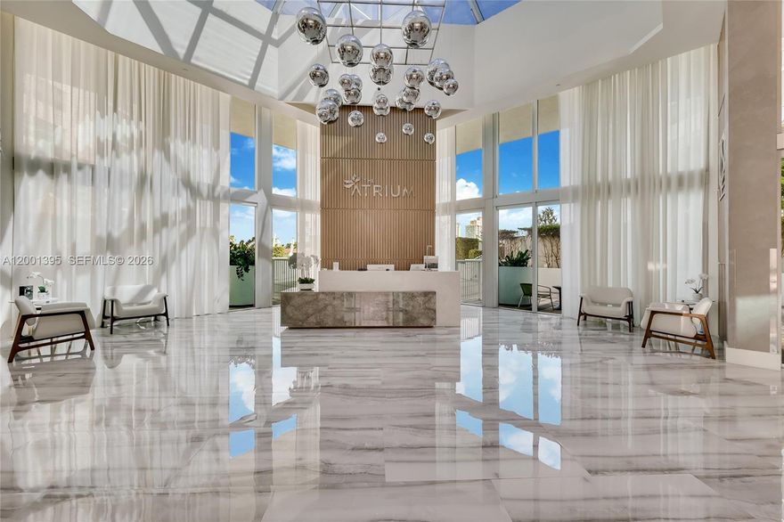 Amazing corner residence at The Atrium in Aventura! Spacious and bright 3 Bedrooms + Den | 3 Full Bathrooms | 2 Balconies | 2 Assigned Parking Spaces, plus 1 private storage unit. This exceptional residence has been owner-occupied and it is in excellent condition. Features include marble floors throughout, recently polished, and a smart layout with the powder room converted into a full bathroom. Open floor plan with floor-to-ceiling windows and abundant natural light. The kitchen was remodeled 2 years ago with KitchenAid appliances and quality finishes. Enjoy a wraparound balcony with water and city views, plus a second terrace with outdoor marble flooring. The den offers flexible space for office, guest, or playroom. Includes 2 assigned parking spaces and 1 private air-conditioned storage unit located in front of the parking spaces. The Atrium offers waterfront pools and jacuzzi, fitness center, sauna and steam room, club room, children’s play area, business center, and 24-hour concierge and valet parking. Walking distance to Aventura Mall, restaurants, and minutes to the beach. Please text the listing agent to schedule a showing w/ at least 24 hours’ notice. Virtual tour available in the MLS listing or upon request via text message. .
