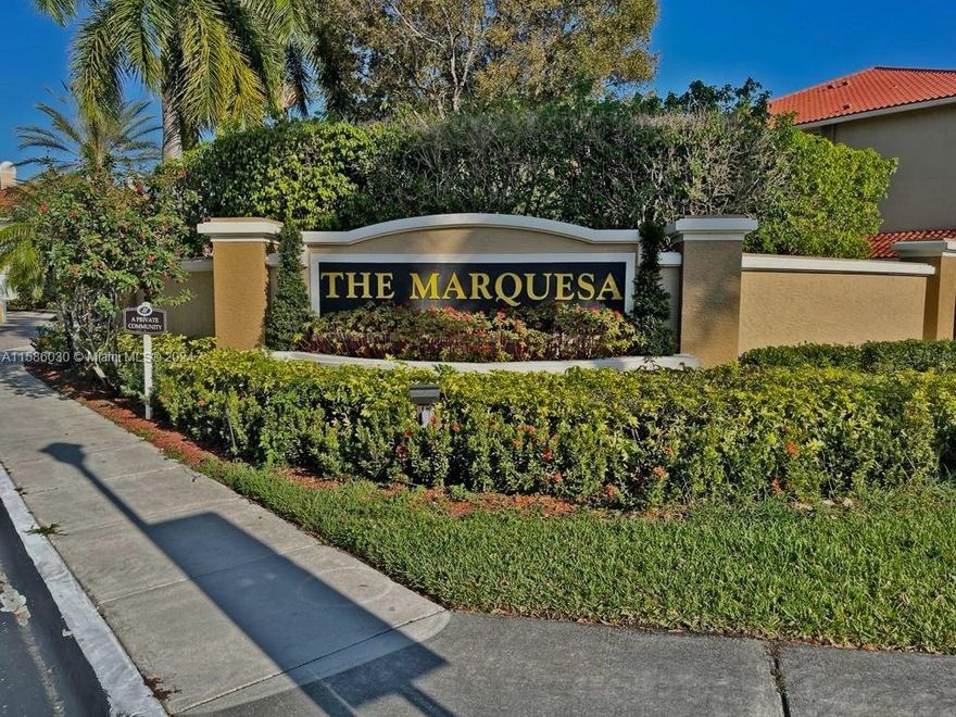 Conveniently located accross the Pembroke Lakes Mall, this 1-bedroom, 1-bathroom condominium located in The Marquesa, a gated resort-style community that include scenic preserve and water views, a veranda pool, indoor air-conditioned areas, a racquetball court, a fitness center, an elegant clubhouse, a theater room, barbecue/picnic areas, a children's playground, and a car wash facility. Highly-rated schools, major shopping destinations nearby. This comunity is located in the heart of Pembroke Pines.