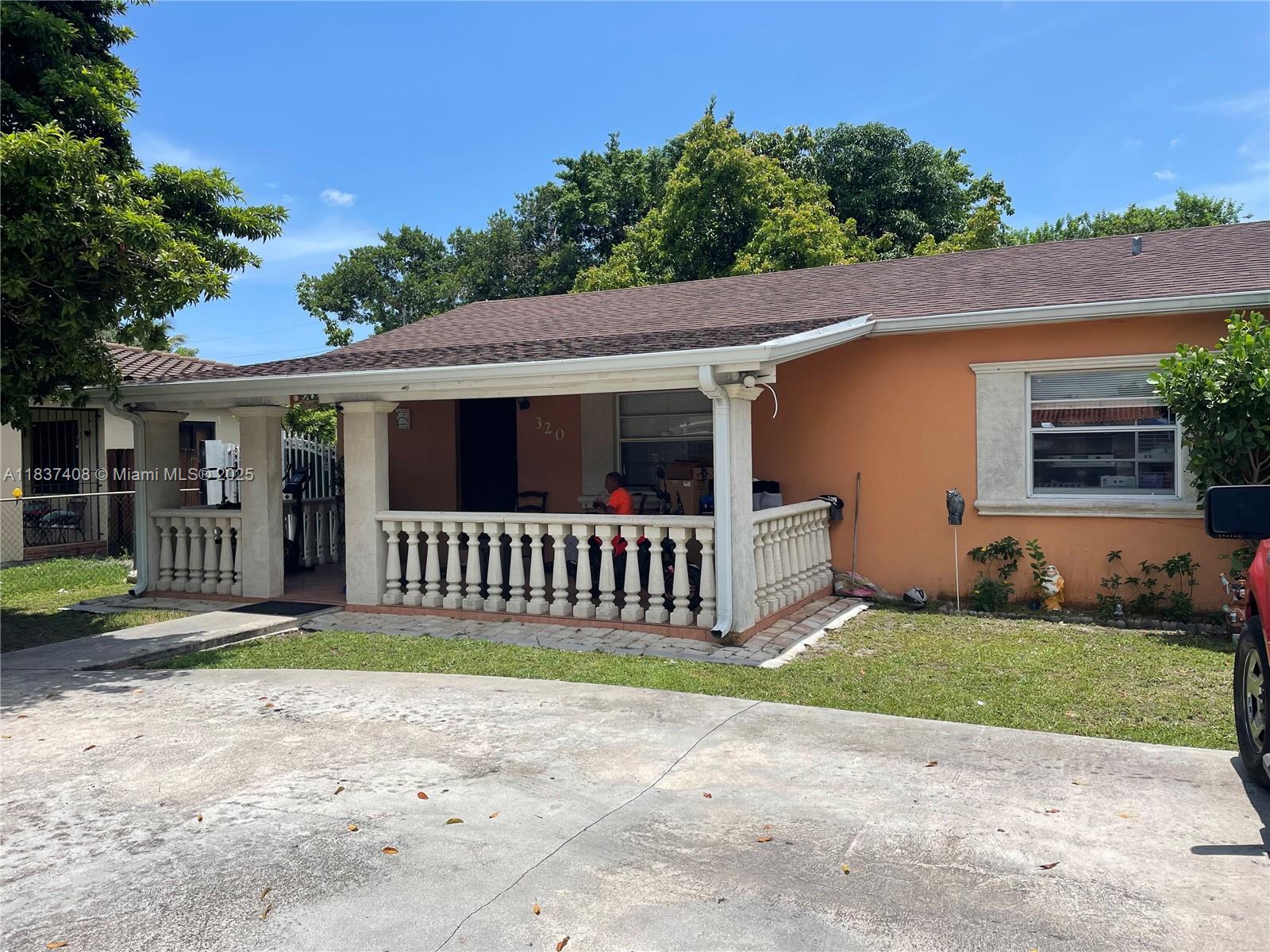 Heart of East Hialeah perfect for big family large yard and plenty of room for multiple vehicles.