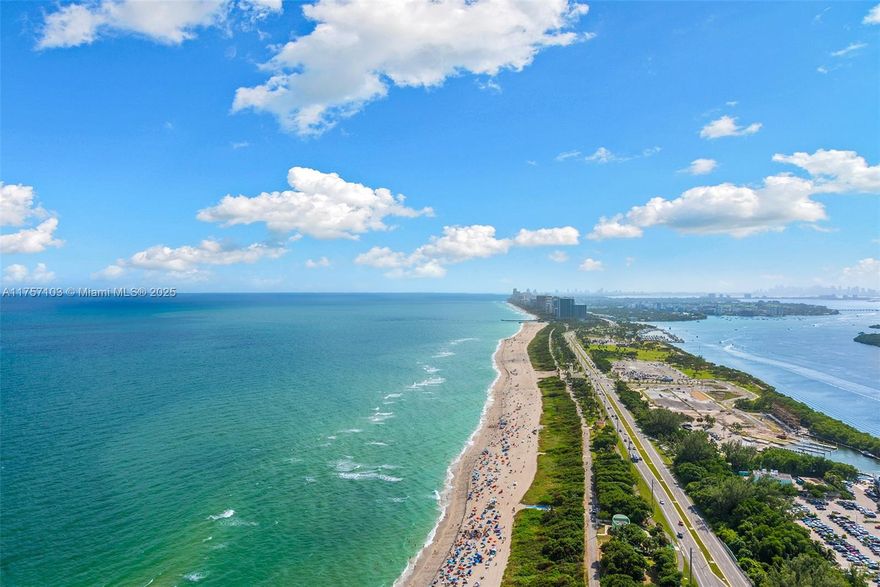 Simply the most incredible view in Miami. With an open, flowing and generous floorplan, boasting a fabulous great room, kitchen, dining and 4 bedrooms, there is no compromise between form and function. Encompassed in complete floor to ceiling walls of glass throughout, you are on the precipice of where ocean, sand, city and sky meet. Ritz Carlton Residences is the epitome of luxury and elegance, replete with 5star amenities. Positioned directly on the 177 acre Haulover Park, the building becomes a tranquil oasis just minutes from Bal Harbour and the glamour and pizazz of Miami Beach. With two pools, full beach services, restaurant, gym and spa; each day is like living on vacation. Add the 33rd fl. owners lounge and guest rooms, to happy hour at sunset, and the experience becomes complete